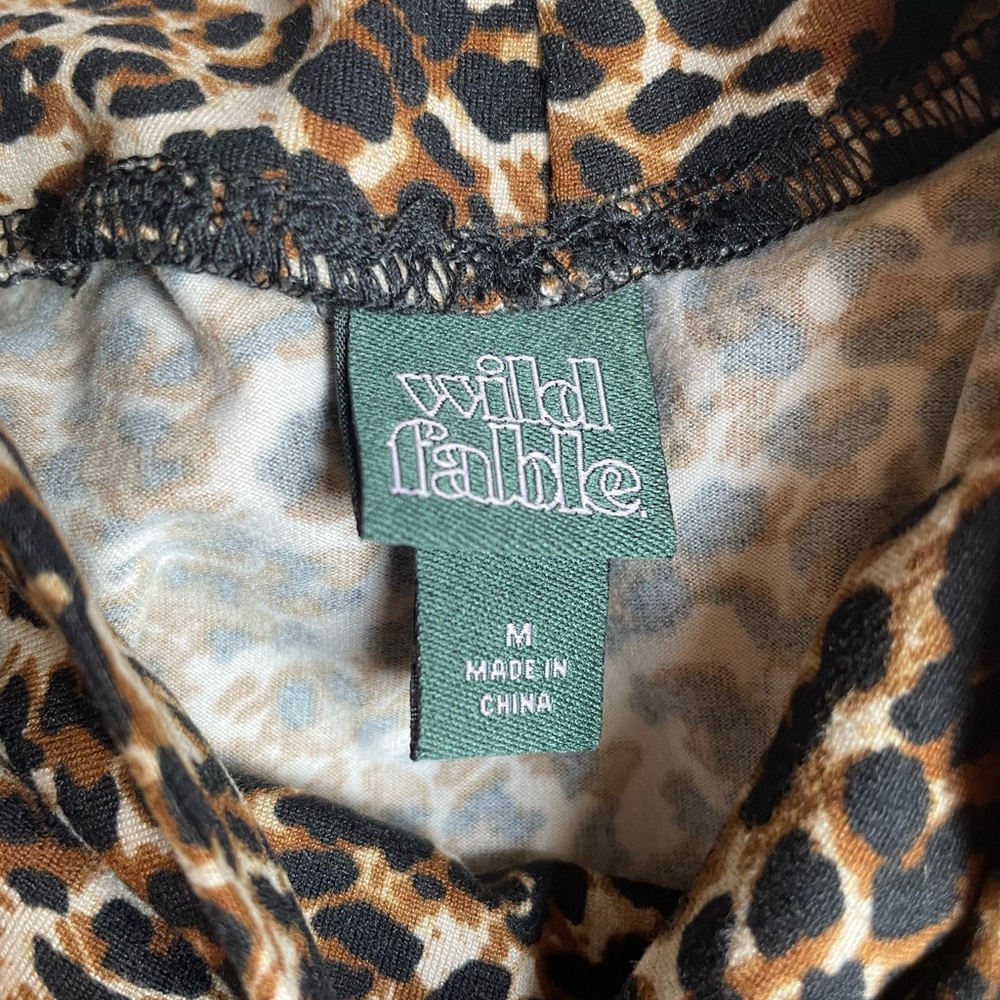 Wild Fable NWOT Leopard Bodysuit - Gold / Black - Picture 6 of 6